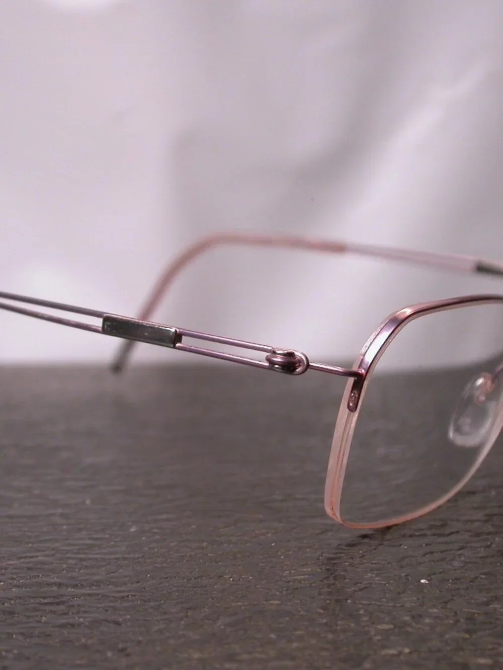 Silhouette Titan Frameless Light Pink Wire Eyeglasses Made in Austria